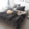 Fluffurest – Plüsch Fleece Bettwäsche Satz