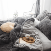 Fluffurest – Plüsch Fleece Bettwäsche Satz