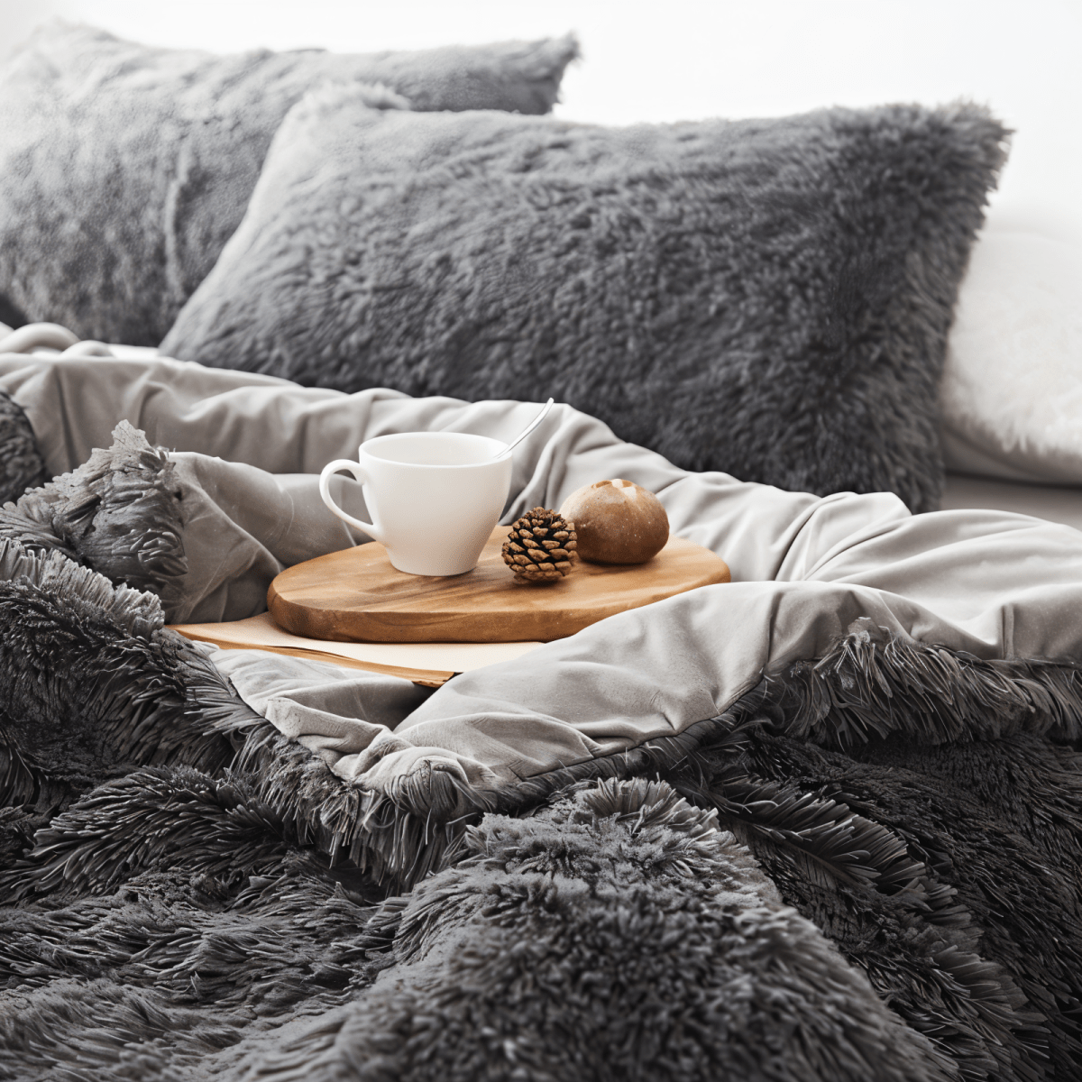 Fluffurest – Plüsch Fleece Bettwäsche Satz