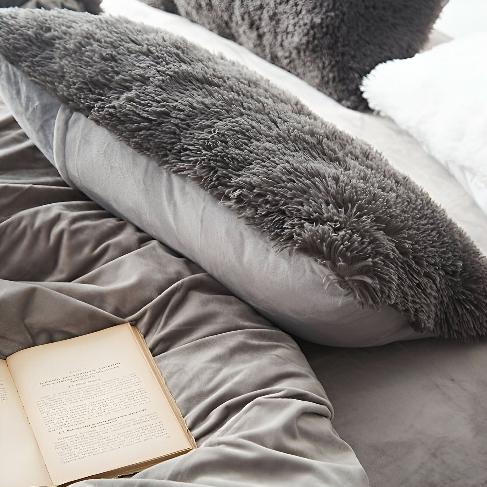 Fluffurest – Plüsch Fleece Bettwäsche Satz