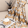VIVIDLOOM – Geometrische Boho-Stil Fleece-Decke