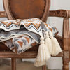 VIVIDLOOM – Geometrische Boho-Stil Fleece-Decke