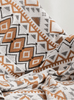 VIVIDLOOM – Geometrische Boho-Stil Fleece-Decke