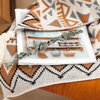 VIVIDLOOM – Geometrische Boho-Stil Fleece-Decke