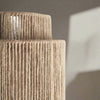 Helena Bohemische Wandleuchte Mit Rattan-Lampenschirm Und Hanfseil-Details