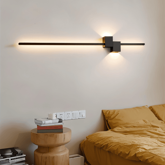 Emery Wandleuchte Schwarz LED Energiesparende Moderne Industriestil