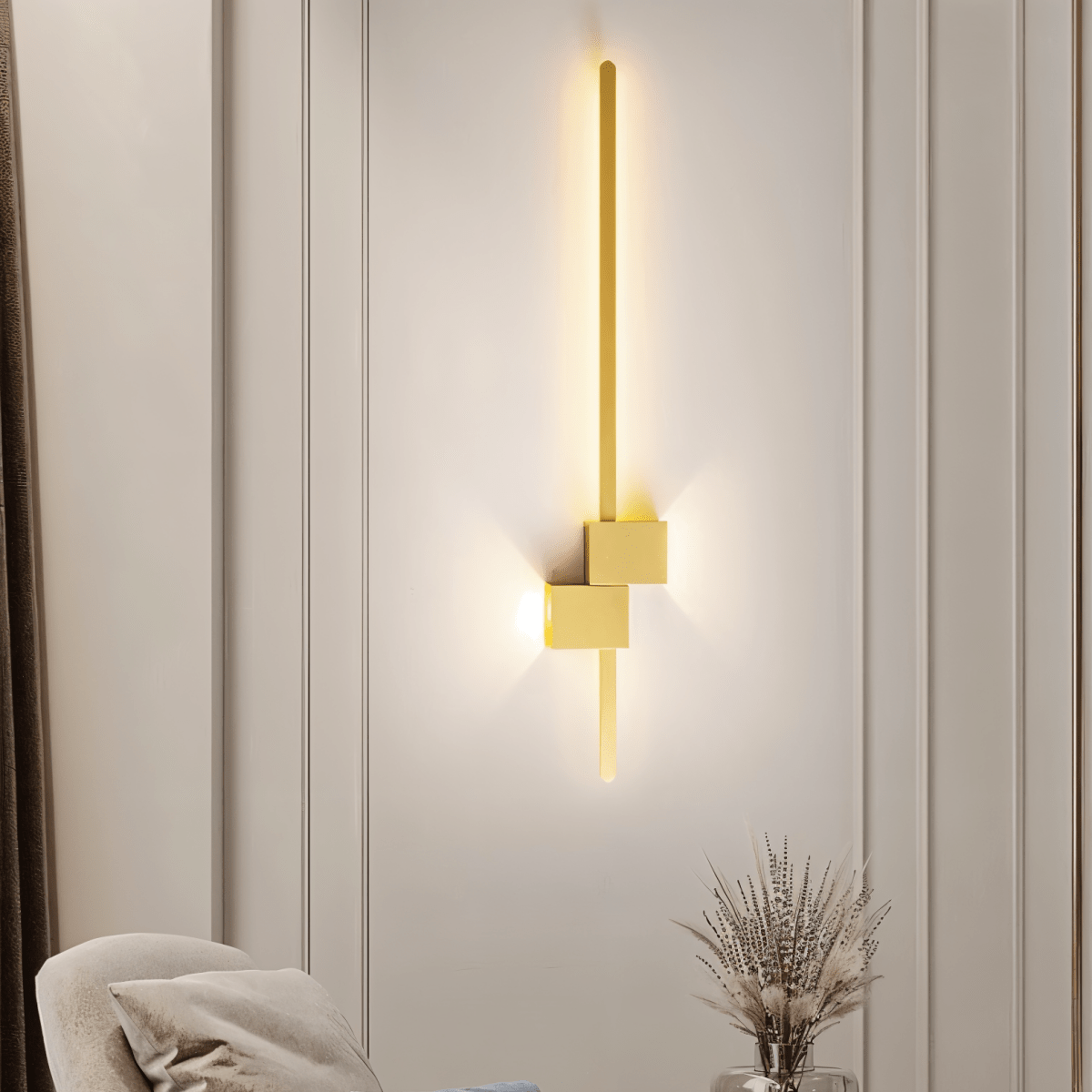Emery Wandleuchte Schwarz LED Energiesparende Moderne Industriestil
