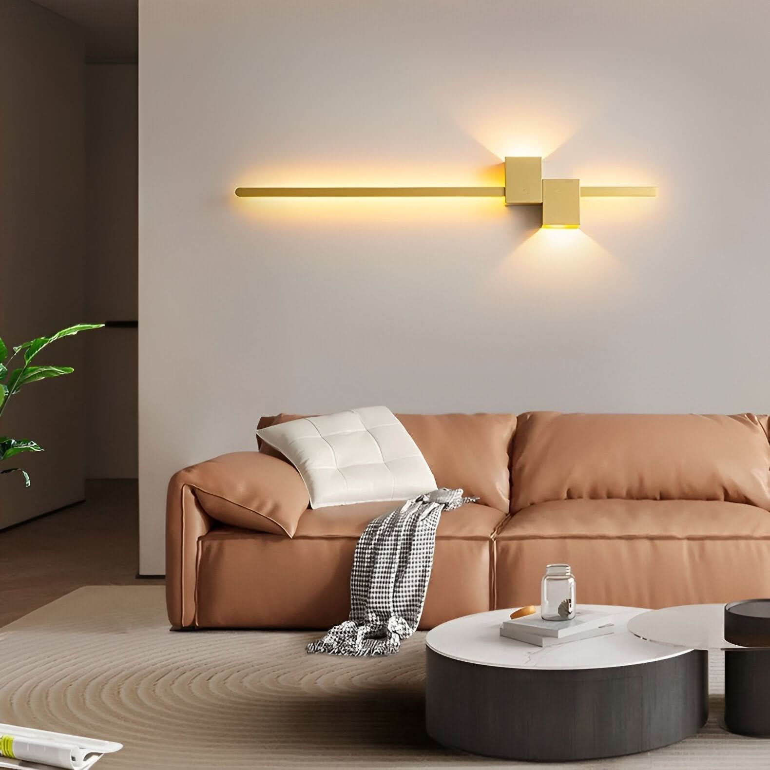 Emery Wandleuchte Schwarz LED Energiesparende Moderne Industriestil