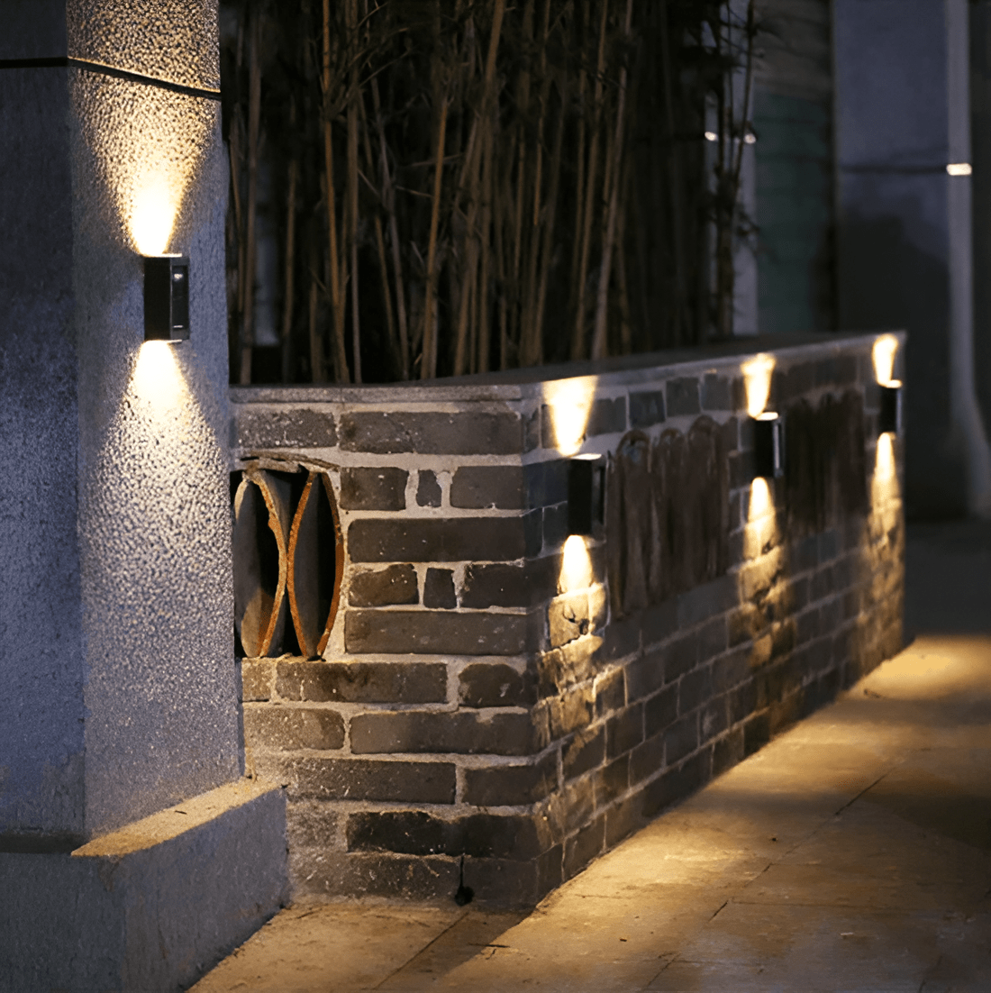 Raely Solar Außenwandlampe Garten Terrasse Hof Beleuchtung