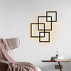 FLEUR Moderne Energieeffiziente LED-Wandleuchte Quadratisch Metall-Finish Raumakzent Beleuchtung