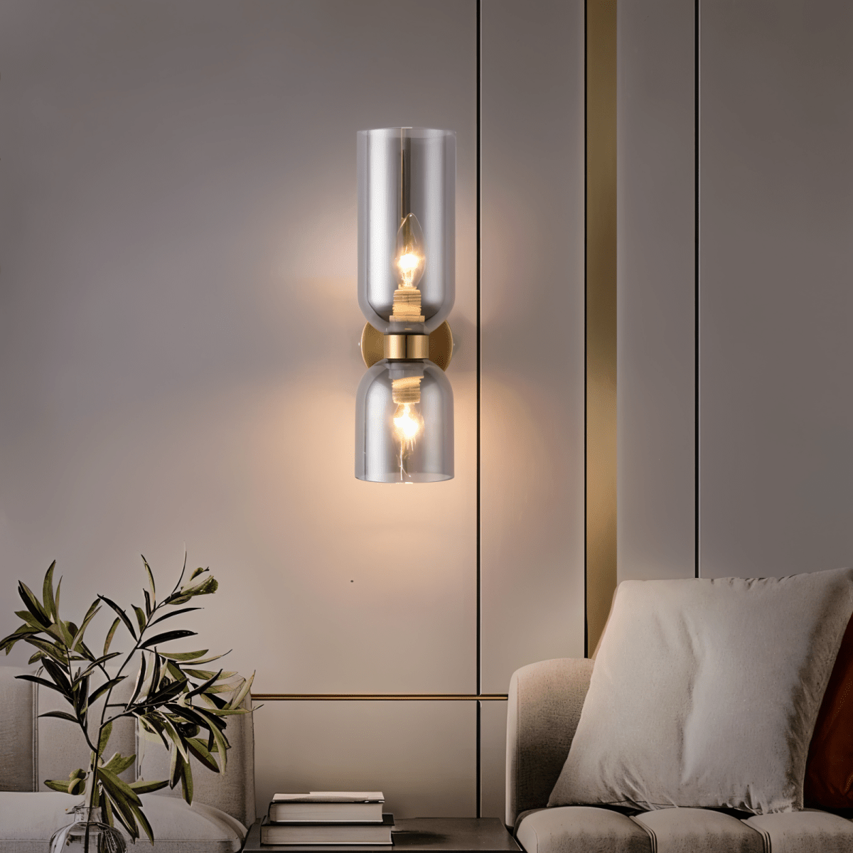 Maisie Wandleuchte Glas LED Beleuchtung