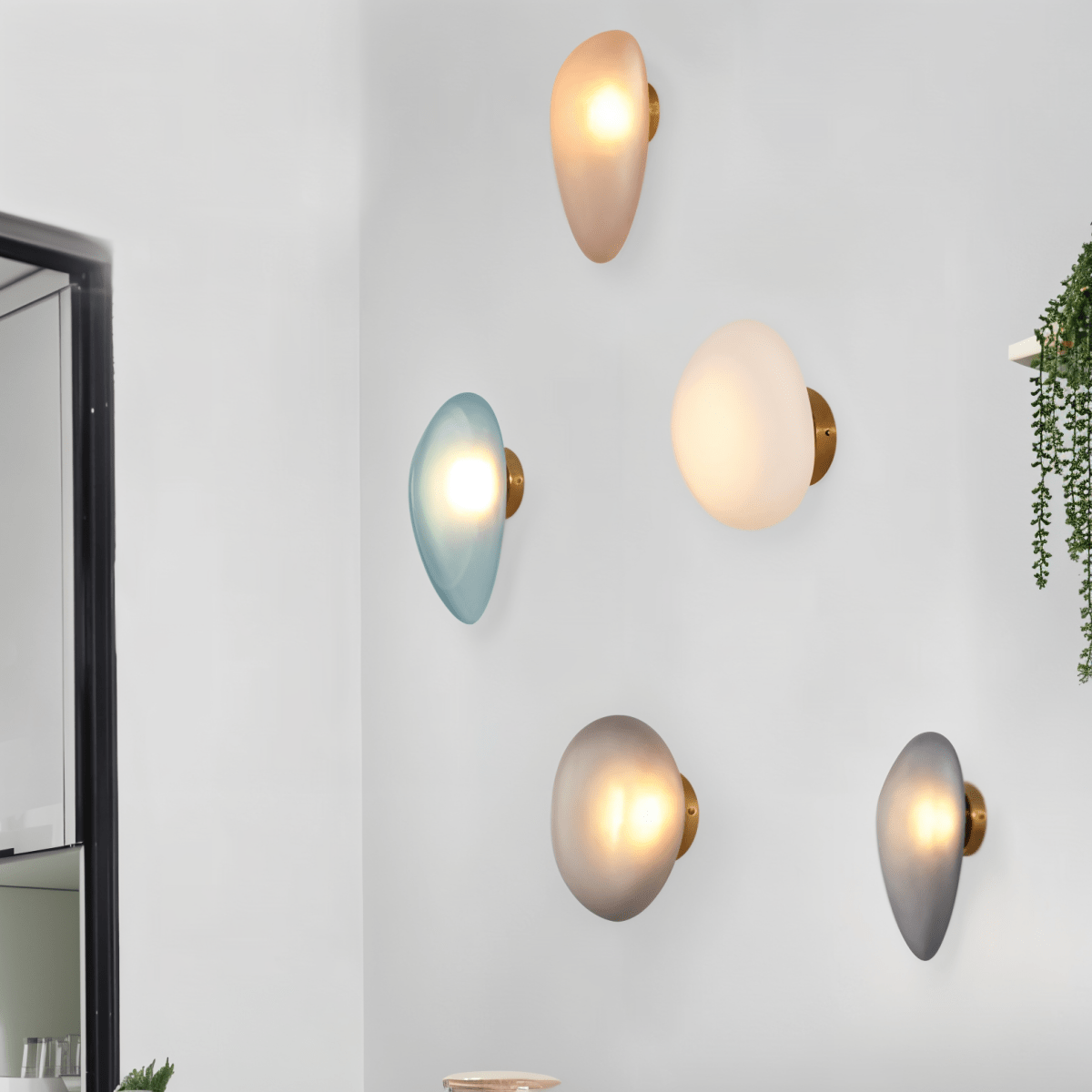 JANA Kieselglas-Wandleuchte Mit Warmem Diffuses Licht Für Modernes Ambiente