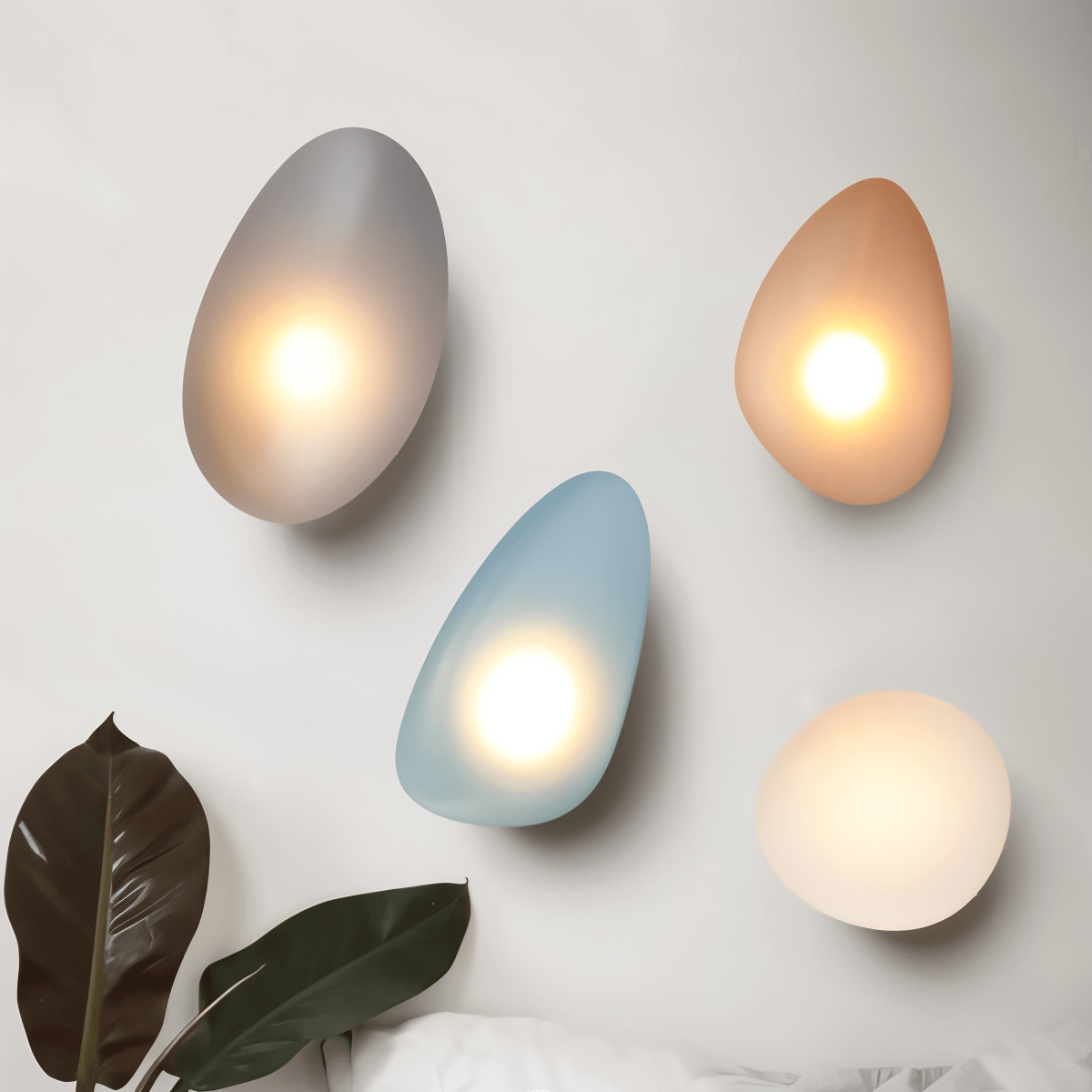 JANA Kieselglas-Wandleuchte Mit Warmem Diffuses Licht Für Modernes Ambiente