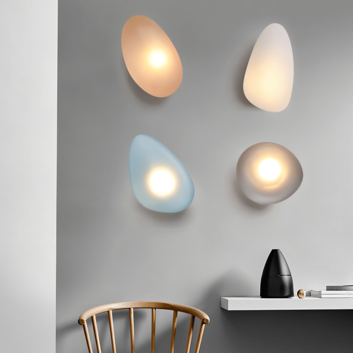 JANA Kieselglas-Wandleuchte Mit Warmem Diffuses Licht Für Modernes Ambiente