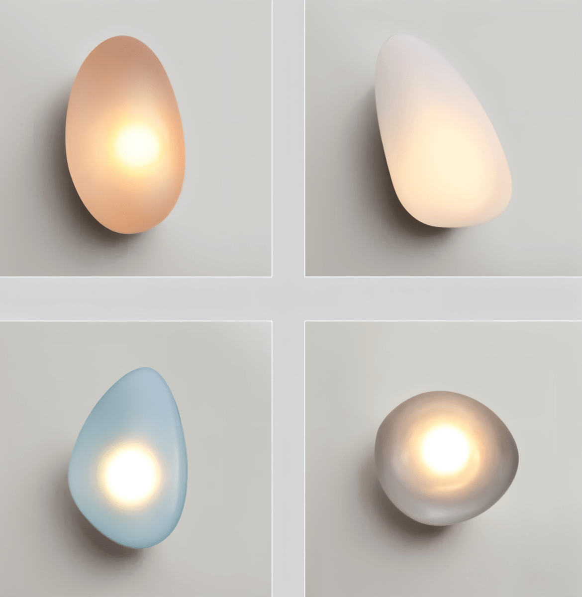 JANA Kieselglas-Wandleuchte Mit Warmem Diffuses Licht Für Modernes Ambiente