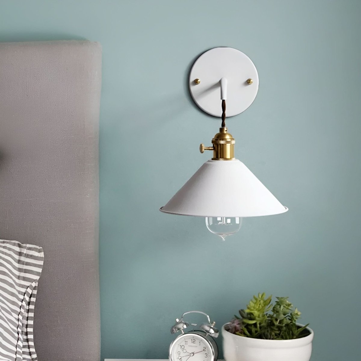Amelia Retro-Lampe Kegelförmige Metallleuchte Mit Sanftem Licht Für Wohnzimmer Schlafzimmer Heimbüro