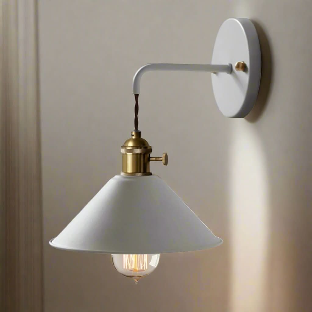 Amelia Retro-Lampe Kegelförmige Metallleuchte Mit Sanftem Licht Für Wohnzimmer Schlafzimmer Heimbüro