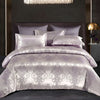 SILKLOFT – Elegantes Satin Jacquard Bettwäsche Satz