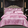 SILKLOFT – Elegantes Satin Jacquard Bettwäsche Satz