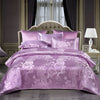 SILKLOFT – Elegantes Satin Jacquard Bettwäsche Satz