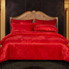 SILKLOFT – Elegantes Satin Jacquard Bettwäsche Satz