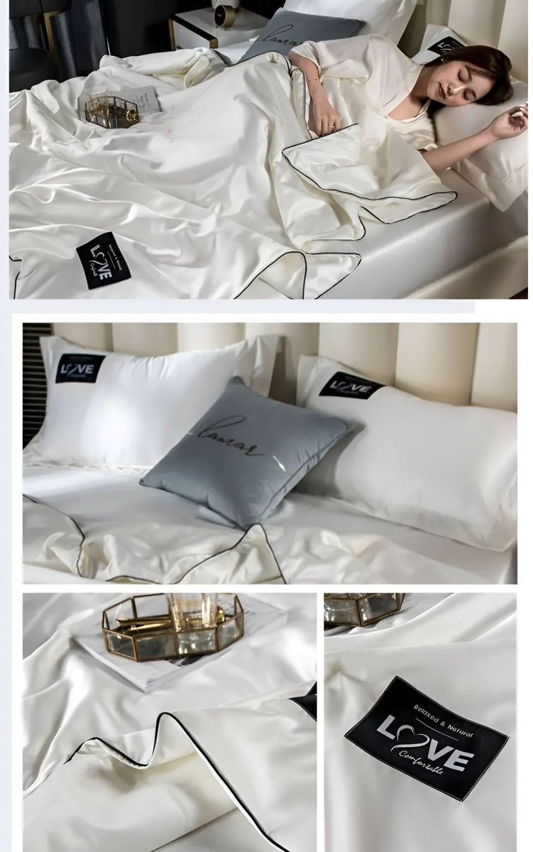 Fluffina - Hochwertige Satin Seiden Bettwäsche