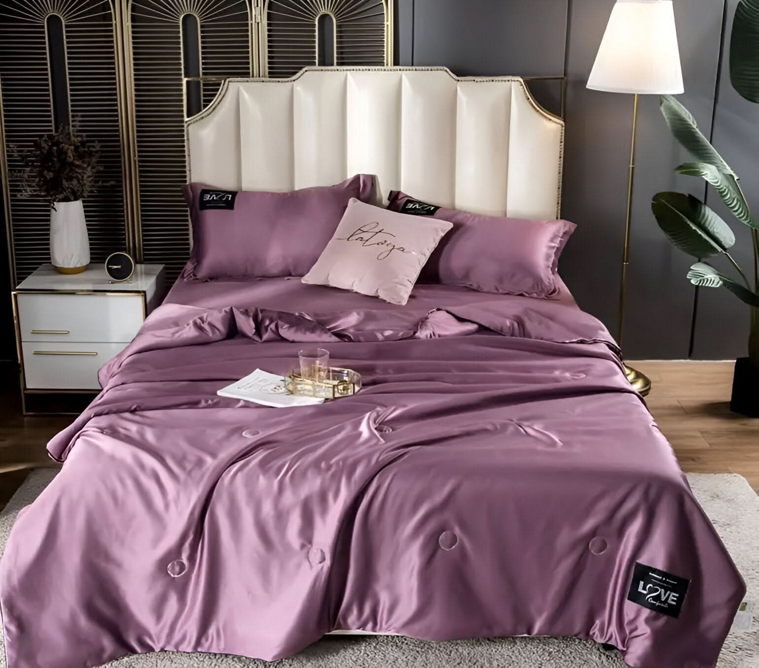Fluffina - Hochwertige Satin Seiden Bettwäsche