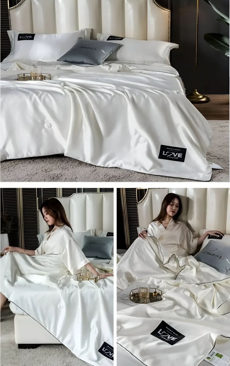 Fluffina - Hochwertige Satin Seiden Bettwäsche