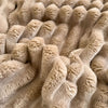 STRIPEPLUSH – Weiche Gestreifte Fleece Decke