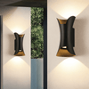 LEXI Wetterfeste Wandleuchte Mit Doppelkopf-LED-Design Für Gärten Und Terrassen