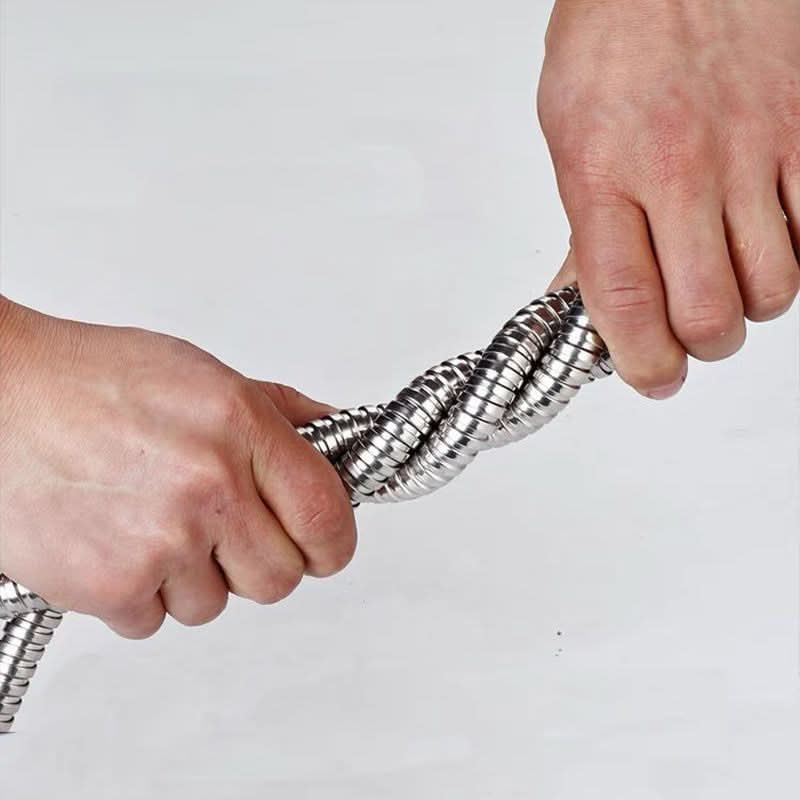 Duraflow – Flexibler Edelstahl Duschschlauch mit Standardanschluss