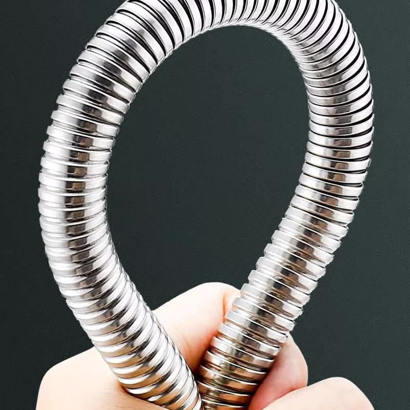 Duraflow – Flexibler Edelstahl Duschschlauch mit Standardanschluss