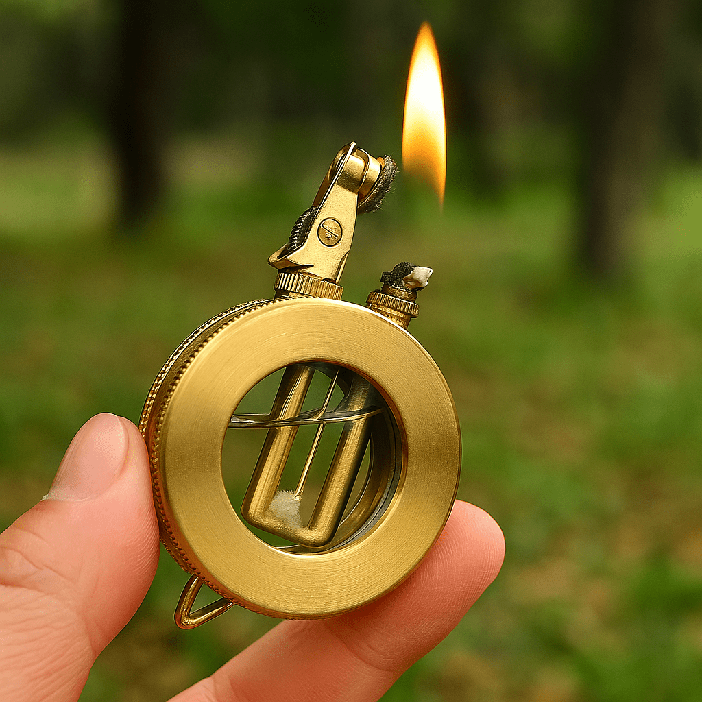 IGNIVON – Retro-Petroleumfeuerzeug mit robustem Metalldesign 1