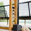 Metal strip 25 cm BLACK