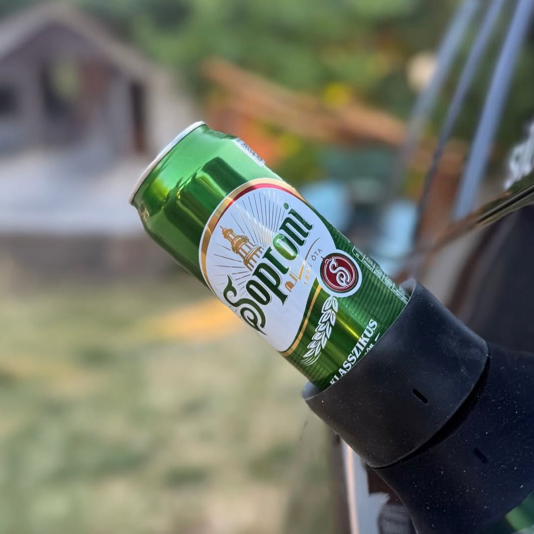 Magnetic holder UNIVERSAL for cans and bottles including pad