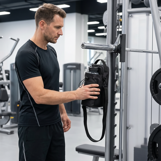 Magnetische Trinkflaschenhalter-Tasche mit starkem Halt für Fitness und Alltag