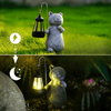 KITTYBEAM – Solar-Katzenstatue mit sanftem Gartenlicht 3