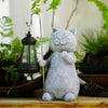 KITTYBEAM – Solar-Katzenstatue mit sanftem Gartenlicht 4