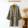 Kimono Baumwolle Gaze Bademantel – Retro Bademantel im Unisex-Gestaltung