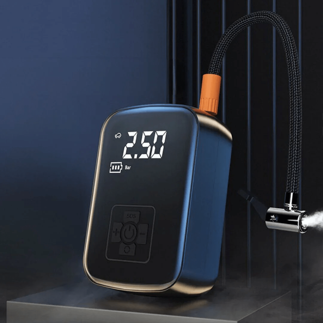 LuftSchnell Profi – Kompakte Elektrische Luftpumpe Für Reifen, Bälle & Matratzen