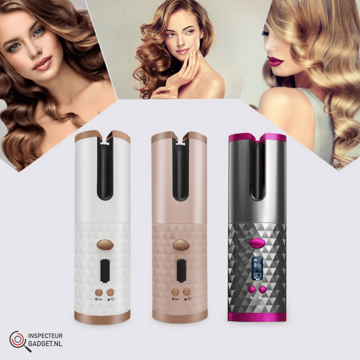 Kabelloses Locken Styling Gerät – Kabelloses Lockengerät für Glänzende, Langanhaltende Locken