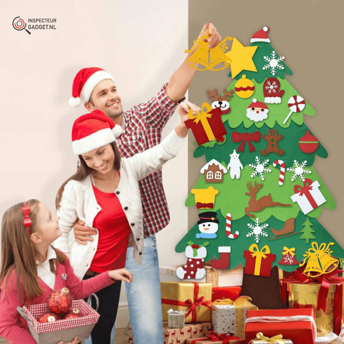 BaumFreude Bastelkunst Weihnachtsbaum – Kreativer Selbstbau-Weihnachtsbaum Für Kinder Aus Filz