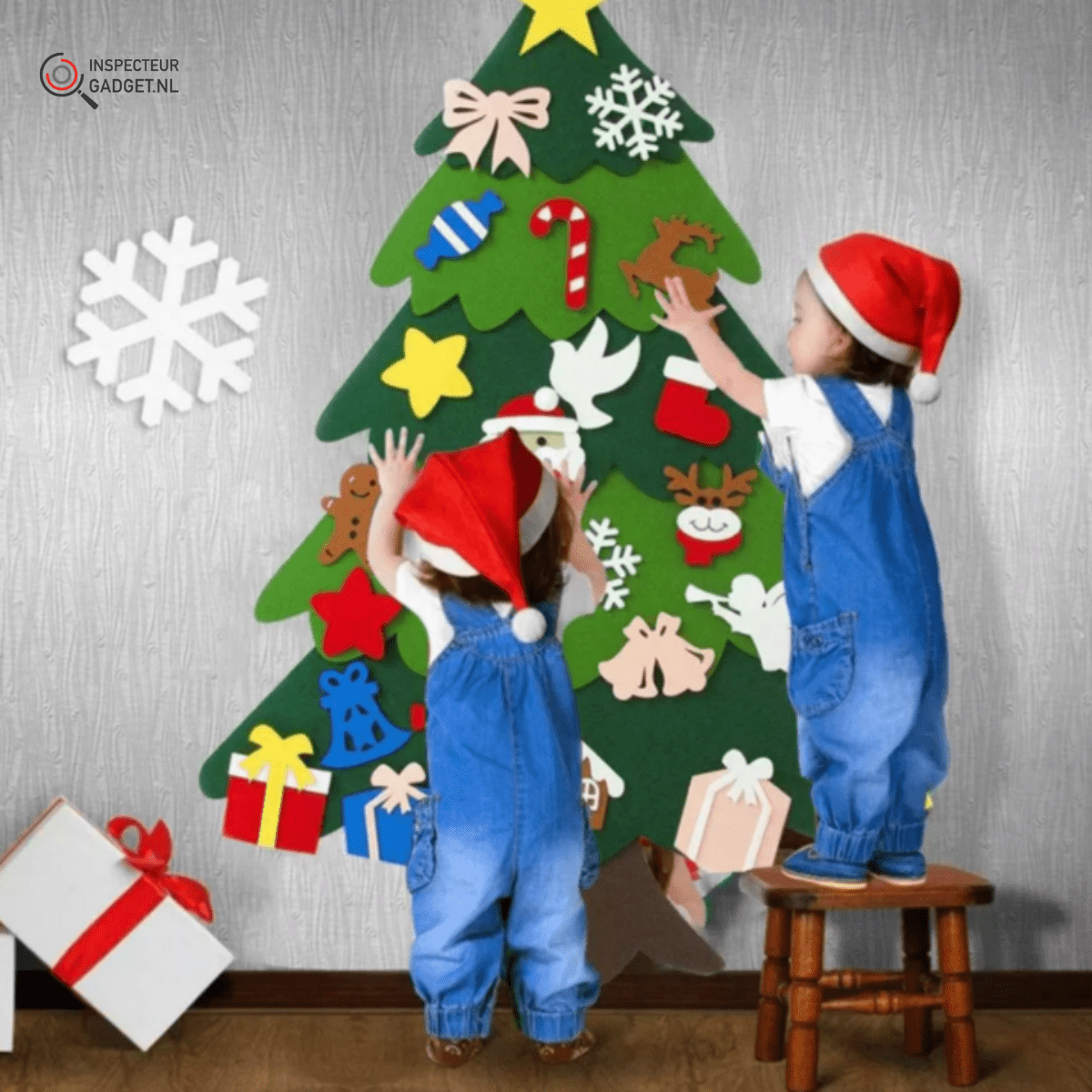 BaumFreude Bastelkunst Weihnachtsbaum – Kreativer Selbstbau-Weihnachtsbaum Für Kinder Aus Filz