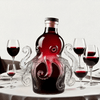 Kraken Pour - Dekanter Aus Glas Für Whisky Und Wein, Handgefertigtes Design 0