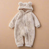 KuschelBär Flanell Strampler – Weicher Strampler mit Bärendesign für Babys – Kuschelig & Wärmend für den Winter