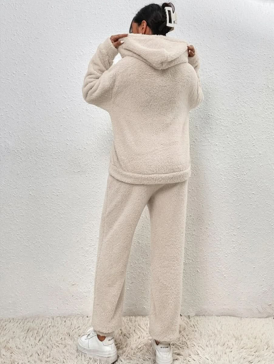LANA Teddy Set – Hausanzug für Damen – Kuscheliger Komfort für Kalte Wintertage