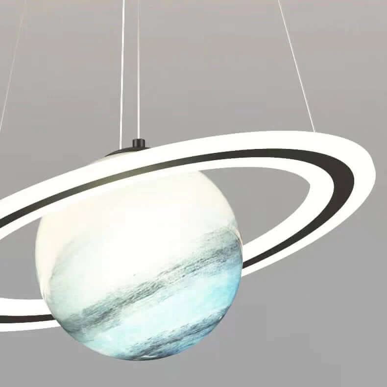 LED Planet Hängende Lampe – Kinderzimmer-Deckenlampe mit Planeten-Design & Sanftem Nachtlicht
