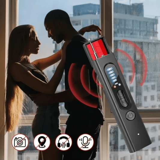 LENSSEEKER – 4-in-1-Anti-Überwachungsdetektor mit langer Batterielebensdauer und einstellbarer Empfindlichkeit 0