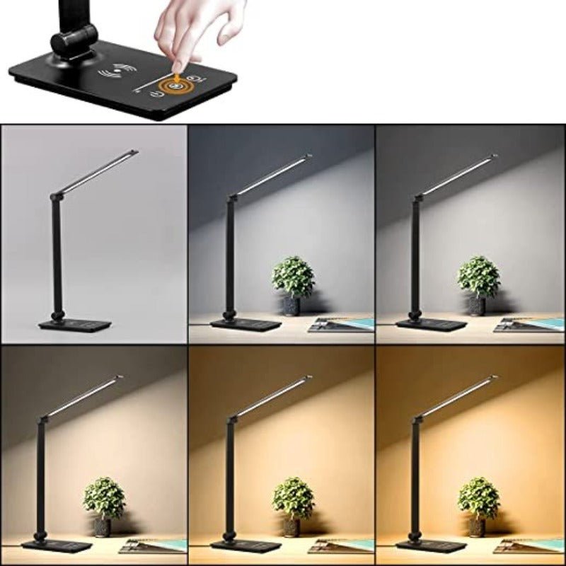 LUMIQON – LED-Schreibtischlampe mit kabellosem Laden und einstellbarer Helligkeit 1