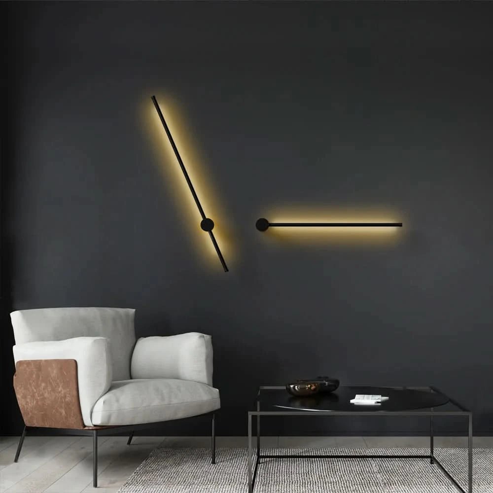 Bergen LED Wandleuchte Aus Aluminium Minimalistisches Design Dimmbare Beleuchtung Fernbedienung